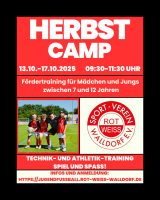 Anmeldung Fußballcamp in den Herbstferien