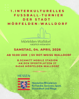 1. Interkulturelles Fussball-Turnier der Stadt Mörfelden-Walldorf bei RWW