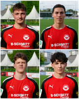 Vier U19-Talente ab Sommer im Kader unserer 1. Mannschaft
