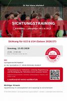 Sichtungstraining C-Jugend 15.03.2025