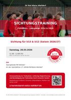 Sichtungstraining D-Jugend