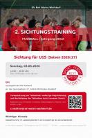 2. Sichtungstraining C-Jugend